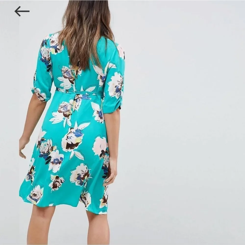 Mamalicous Floral Maternity Tea Dress Size Medium - Picture 3 of 4